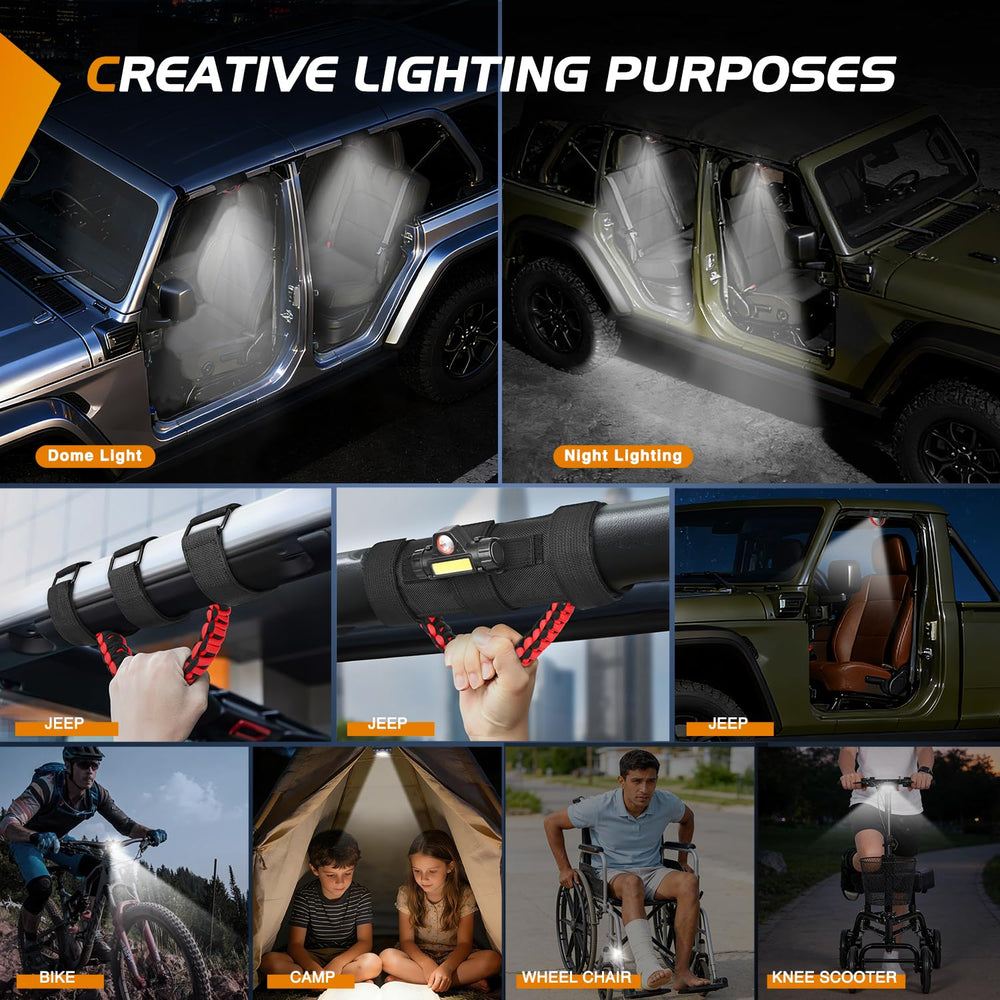Nilight illuminating campsite interior to show practical nighttime use