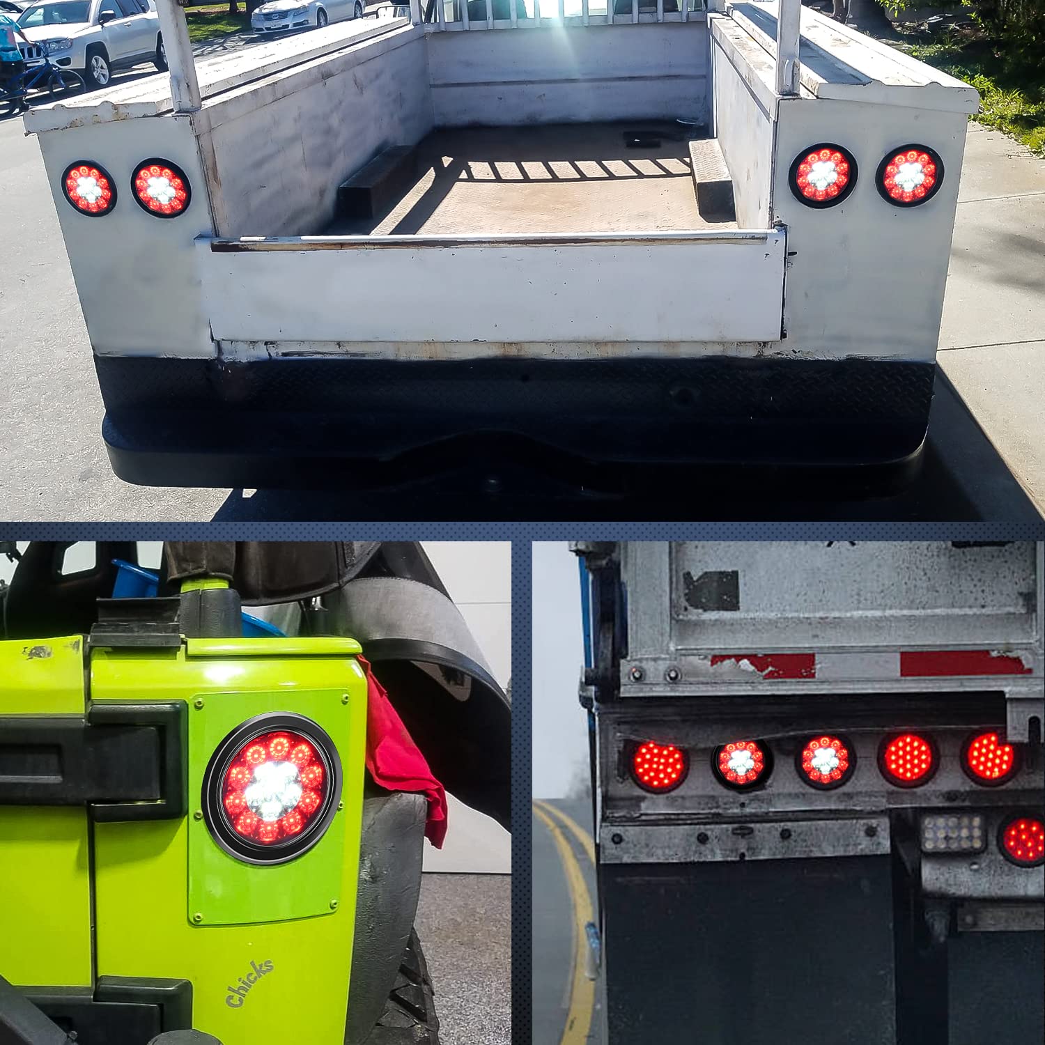 Nilight on towing vehicle at night highlighting clearer reverse visibility
