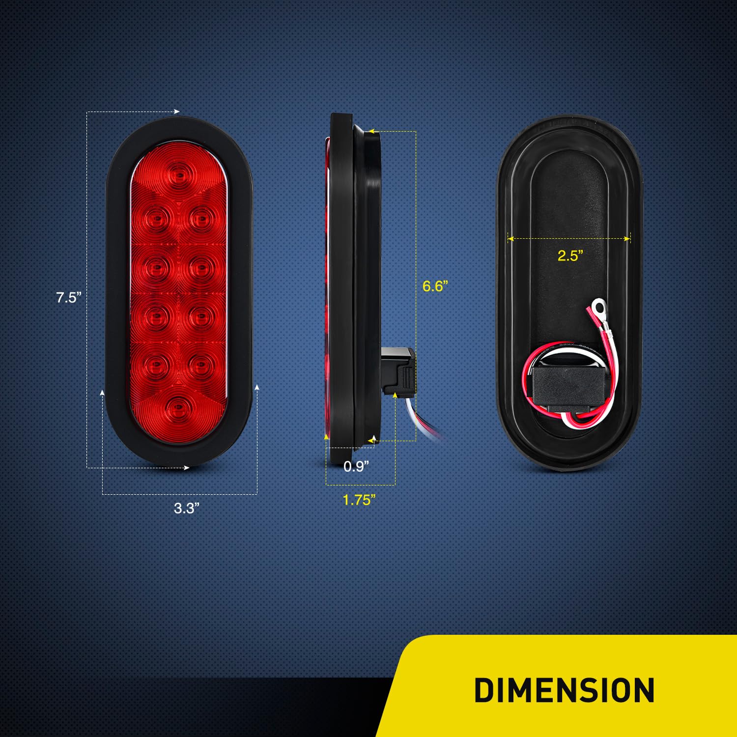 Nilight tail lights in nighttime lifestyle setting improving rear visibility benefit