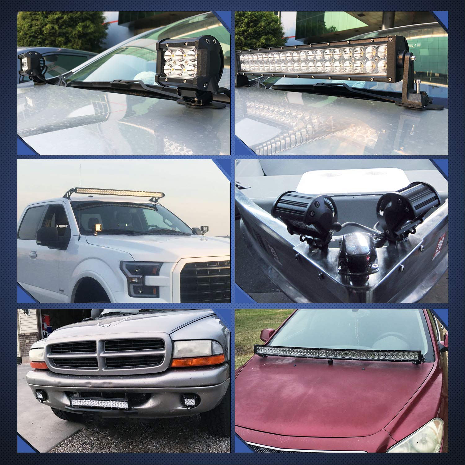 Nilight lifestyle offroad installation showing durable, no-drill mounting