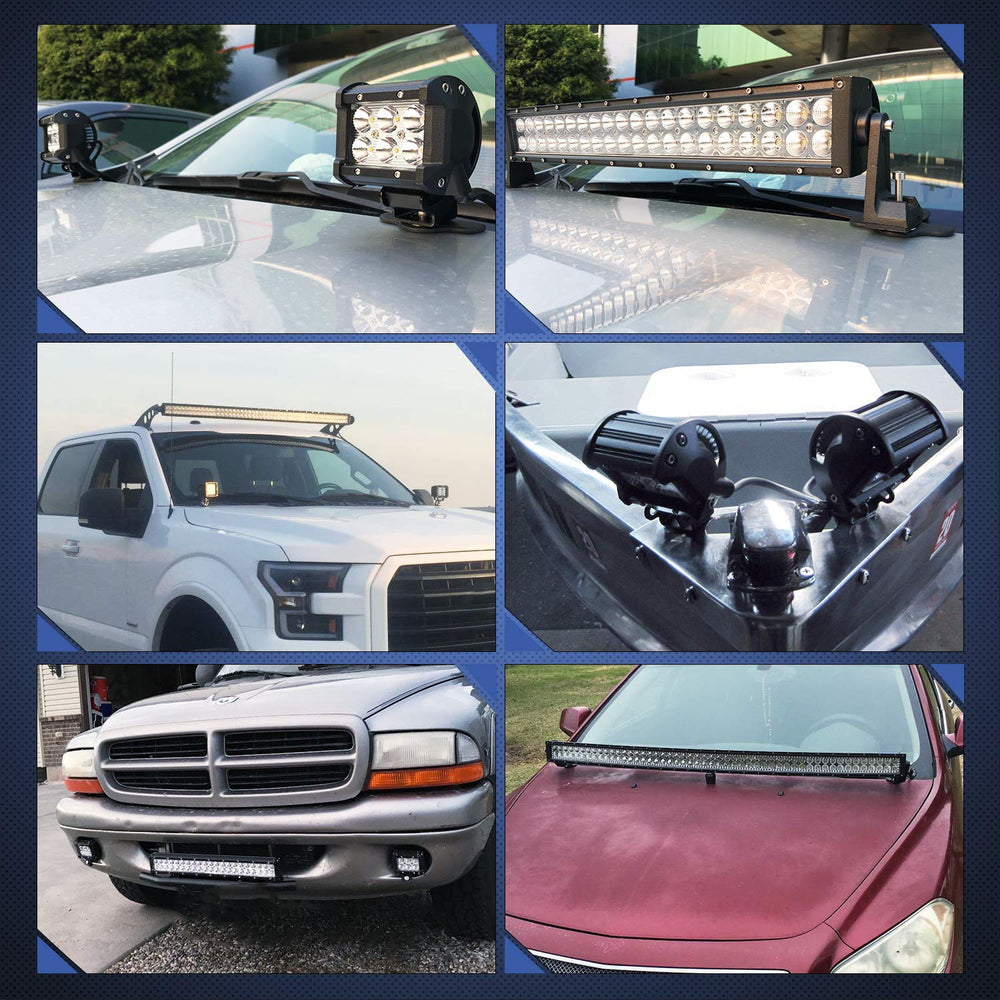 Nilight lifestyle offroad installation showing durable, no-drill mounting