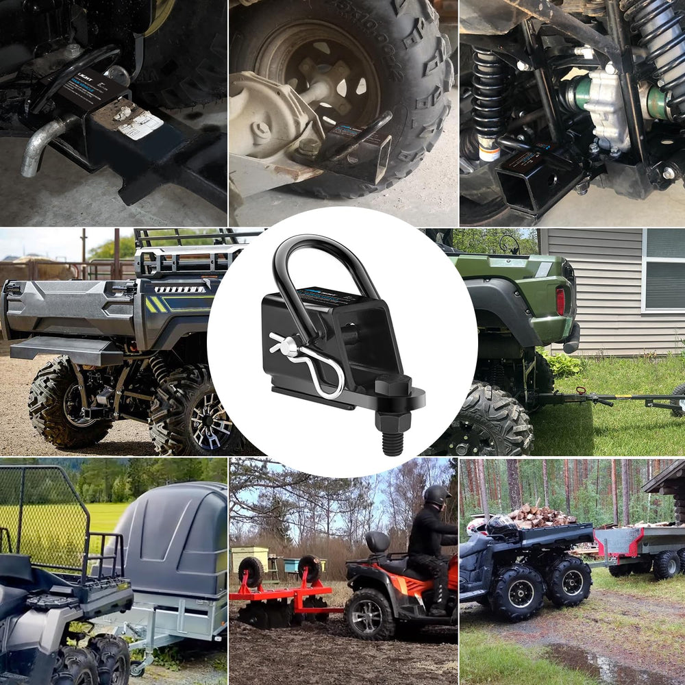 Nilight-mounted trailer on trail showing real-world use and dependable towing benefit