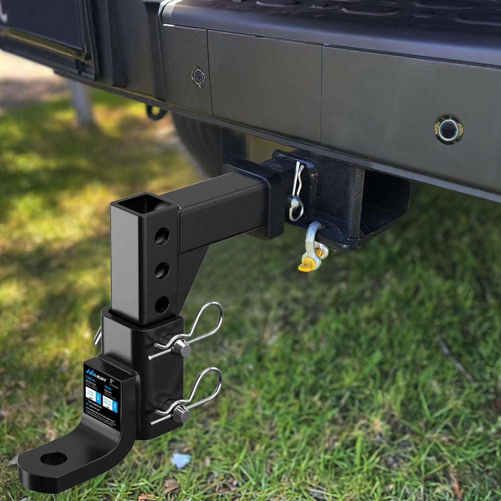 Nilight lifestyle shot towing a trailer showing reliable performance on the road