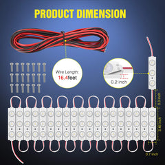Nilight close-up of LED module lens highlighting durable chip construction