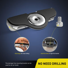 Nilight mounted LED pod in use providing stable beam positioning