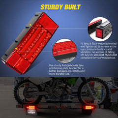 Nilight installed on a boat trailer in sunlight demonstrating durable outdoor visibility