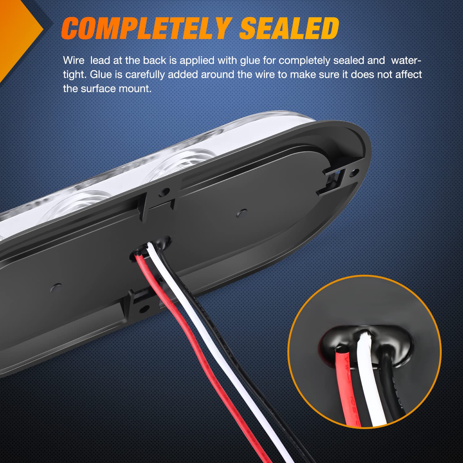 Nilight mounted on trailer showing strong reverse illumination and safety