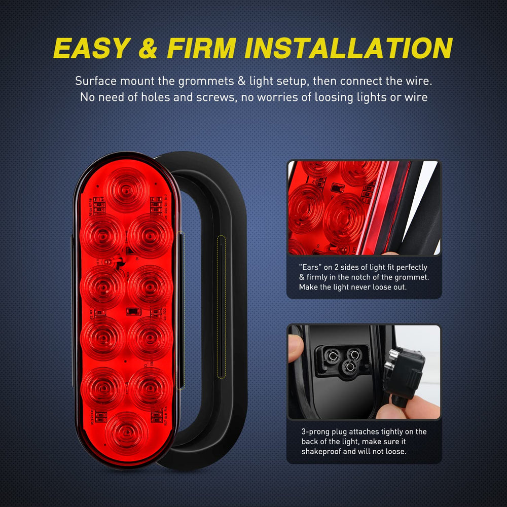 Nilight installed on trailer showing size and scale for fitment reassurance
