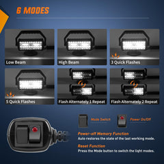 Nilight mounted on truck roof demonstrating quick install and visibility