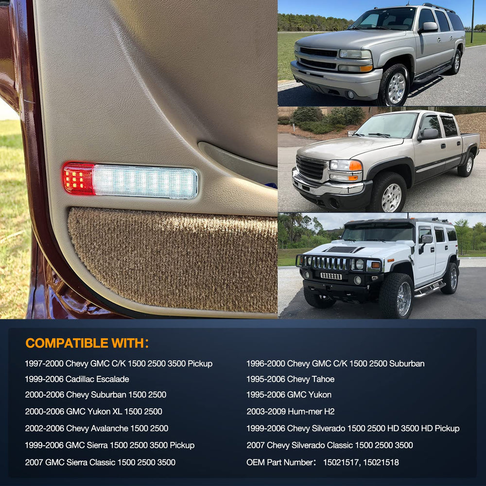 Nilight illuminated at night on open door showing improved visibility and safety