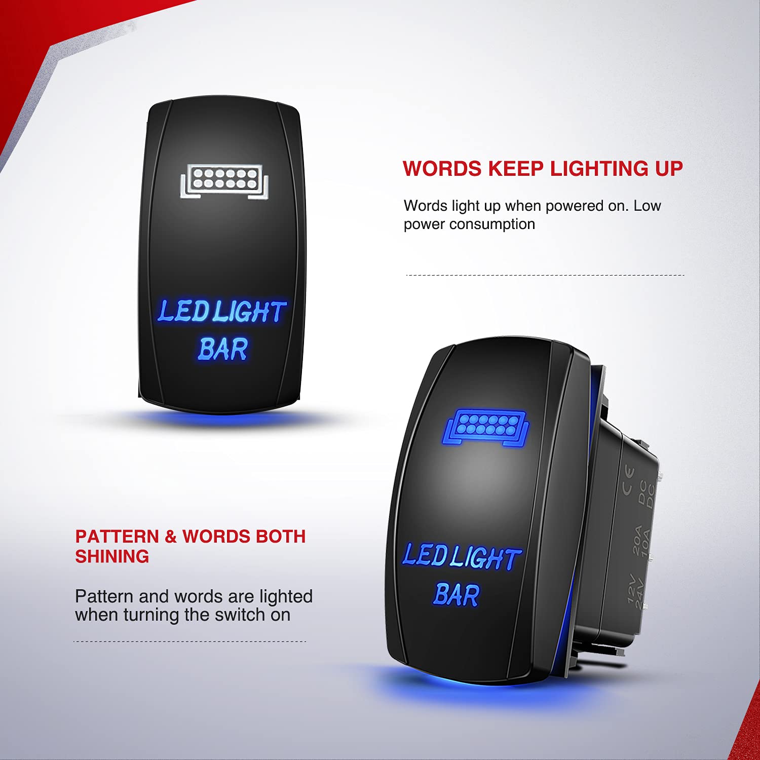 Nilight dual output connectors ready to power two light fixtures