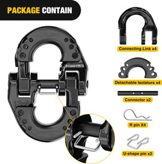 Nilight pin and buckle mechanism shown engaged for quick tool-free installation benefit