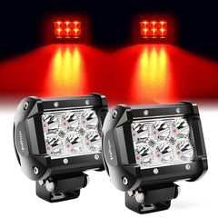 Nilight front view red spot pod showing compact design and durable housing