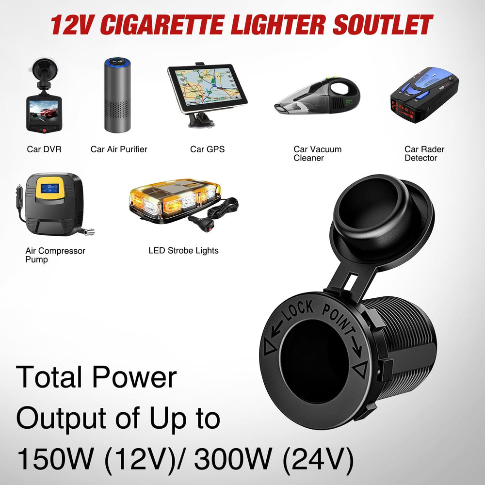 Nilight illuminated rocker switch lit for easy on off control