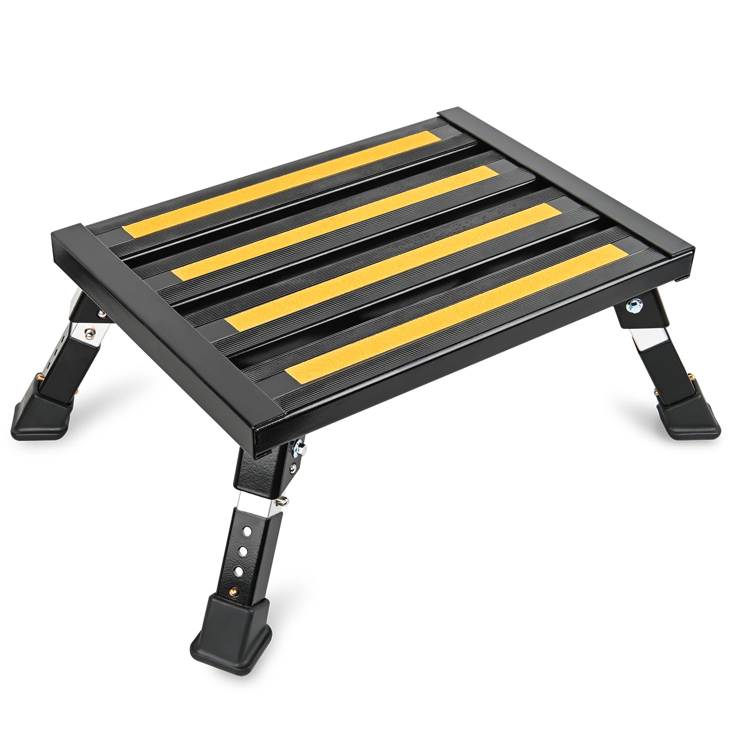 Nilight front view of step showing stable platform and compact design for safer entry
