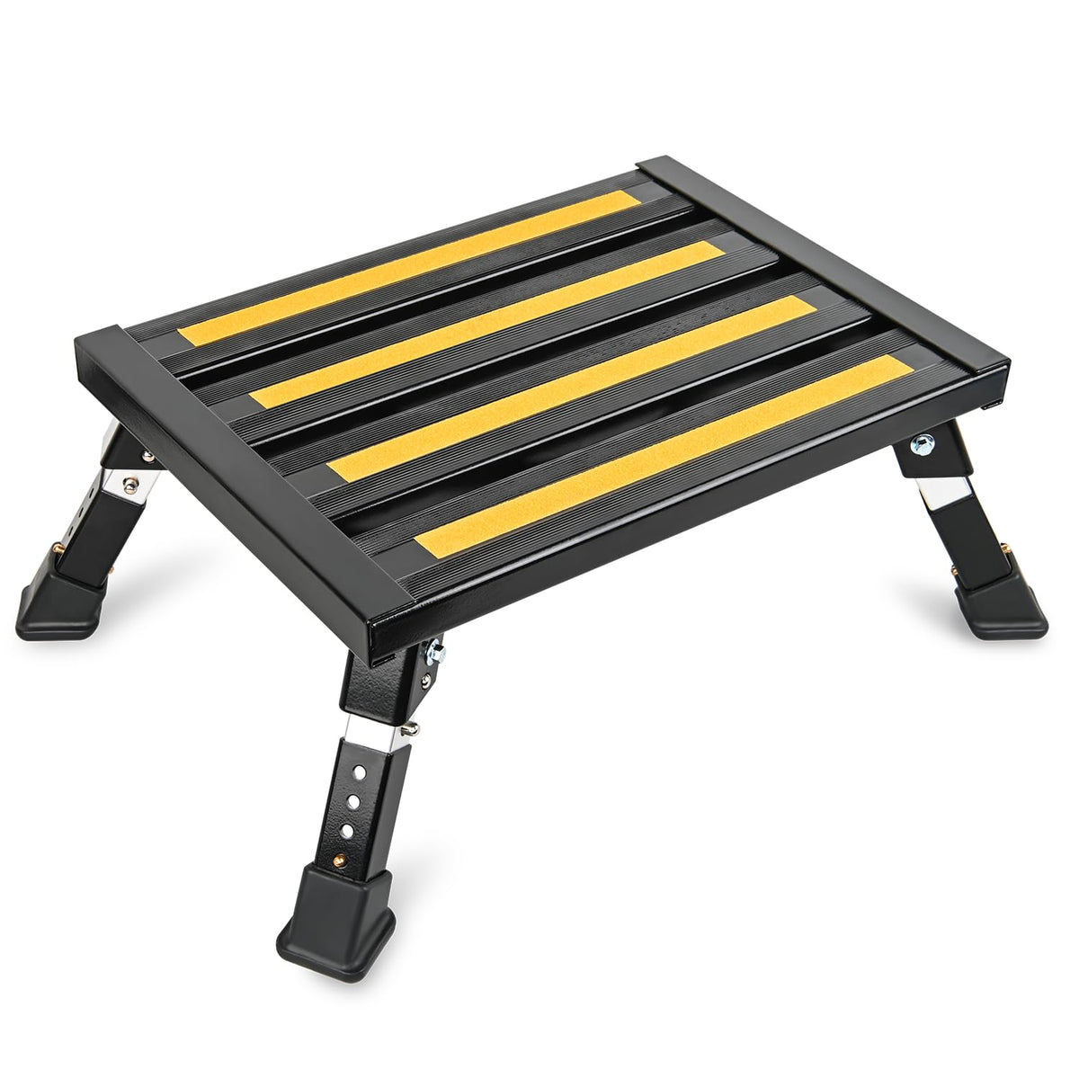 Nilight front view of step showing stable platform and compact design for safer entry