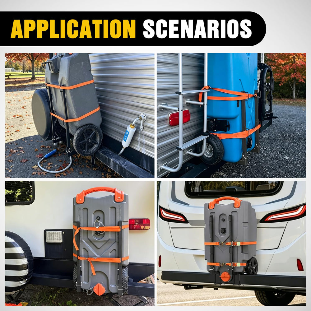 Nilight rack next to 36-gallon tote tank to show size and fit guidance