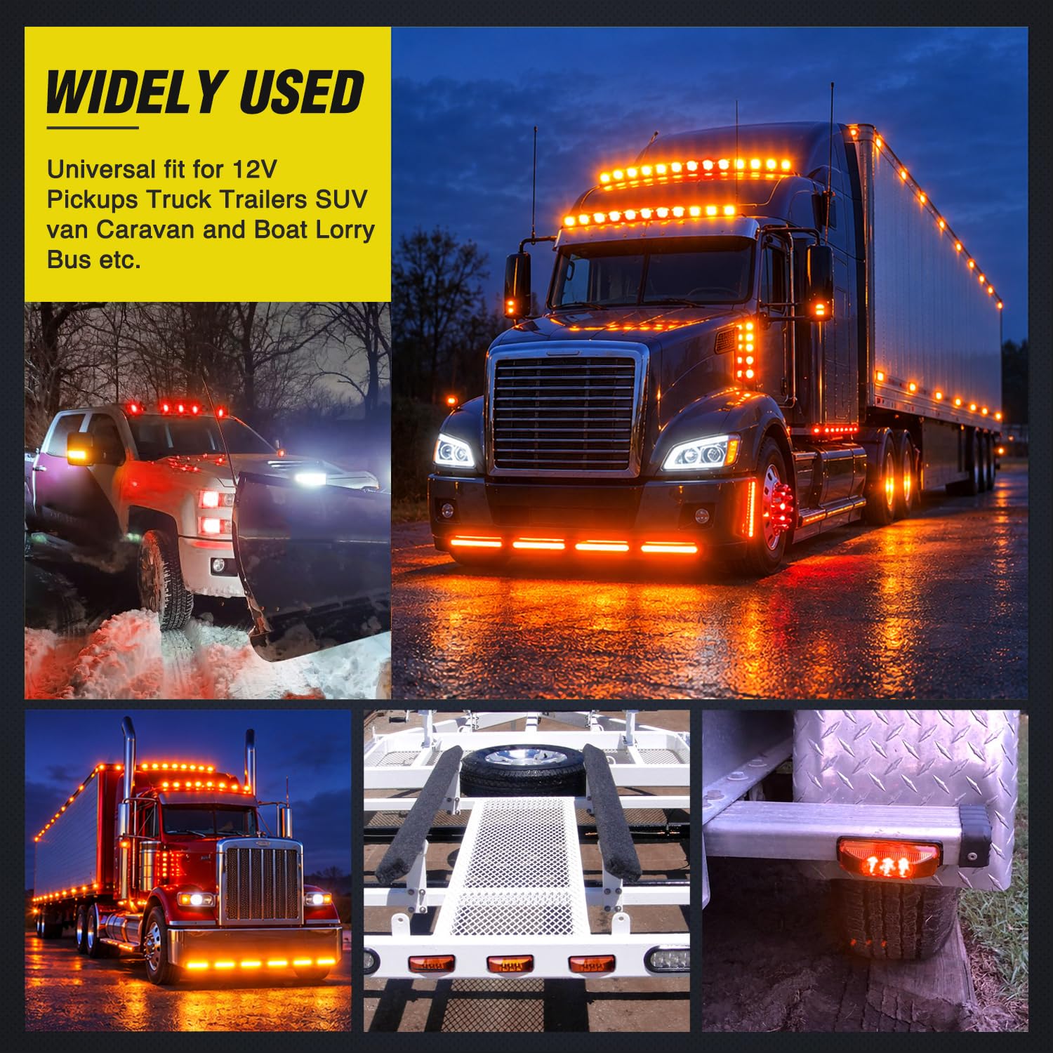 Nilight mounted on trailer rooftop illustrating weatherproof durability