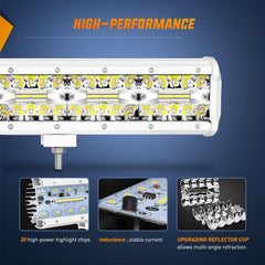 Nilight mounted on boat rail demonstrating deck lighting and improved night visibility