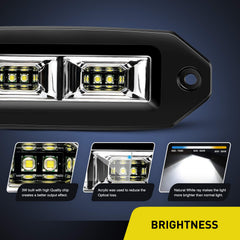 Nilight side profile flush-mounted low windage design for reduced drag