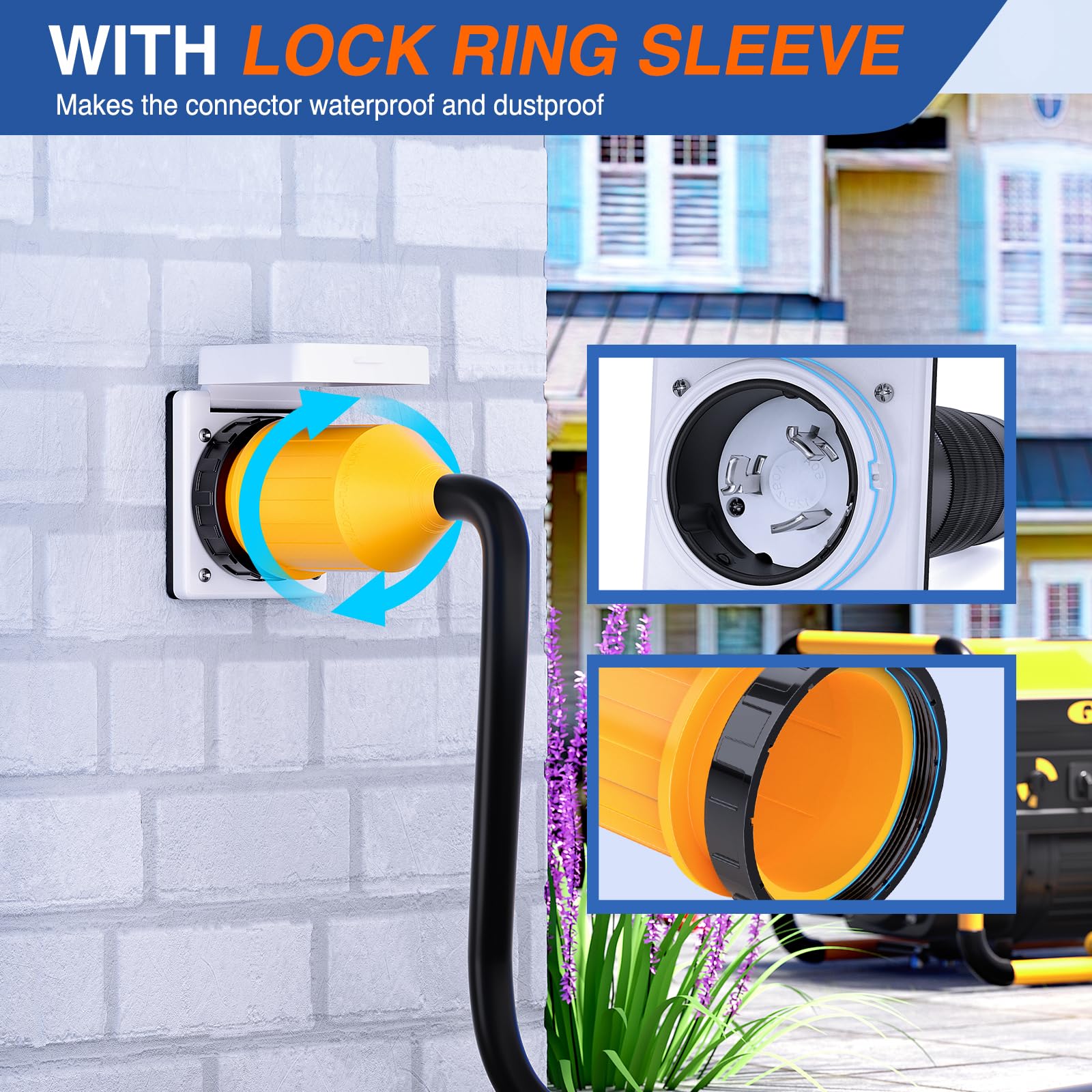 Nilight side profile mounted inlet showing compact fit and durable construction