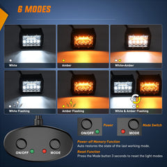 Nilight side profile with sliding bracket mounted, secure vibration-resistant hold