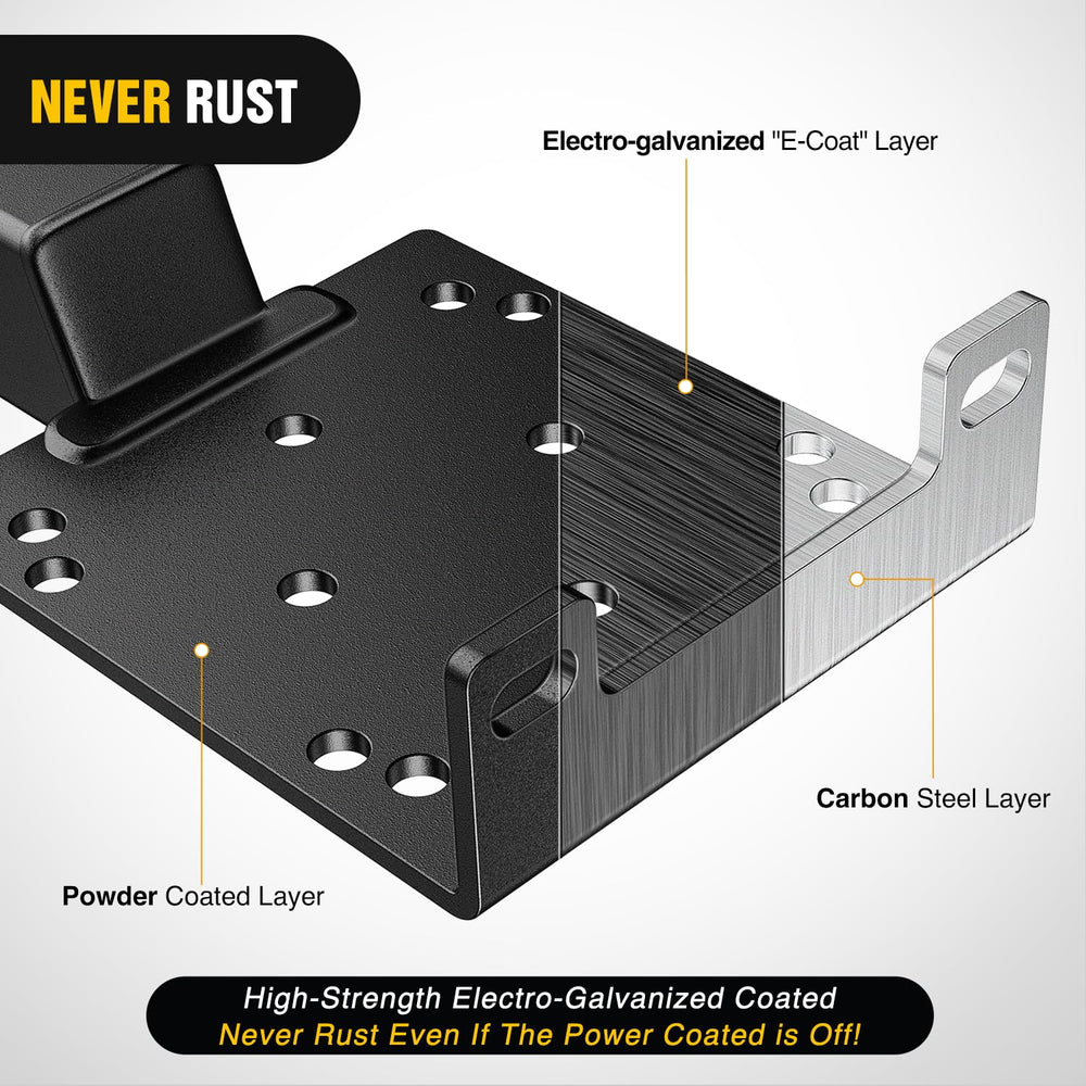 Nilight side profile showing precise receiver fit and easy hitch alignment