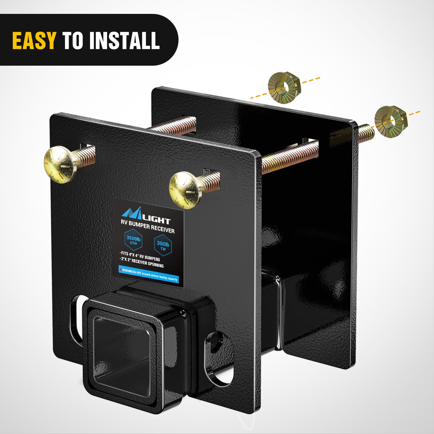Nilight side profile with bike rack attached showing accessory compatibility benefit