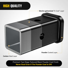 Nilight side profile with hitch pin and clip for secure fastening benefit