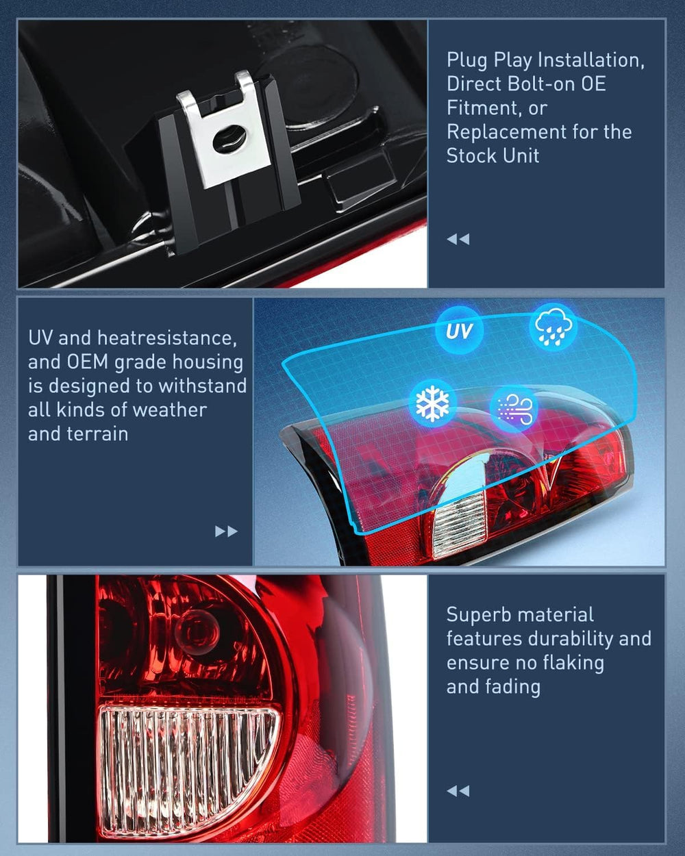 Nilight sealed housing detail illustrating silicone gasket and weather protection