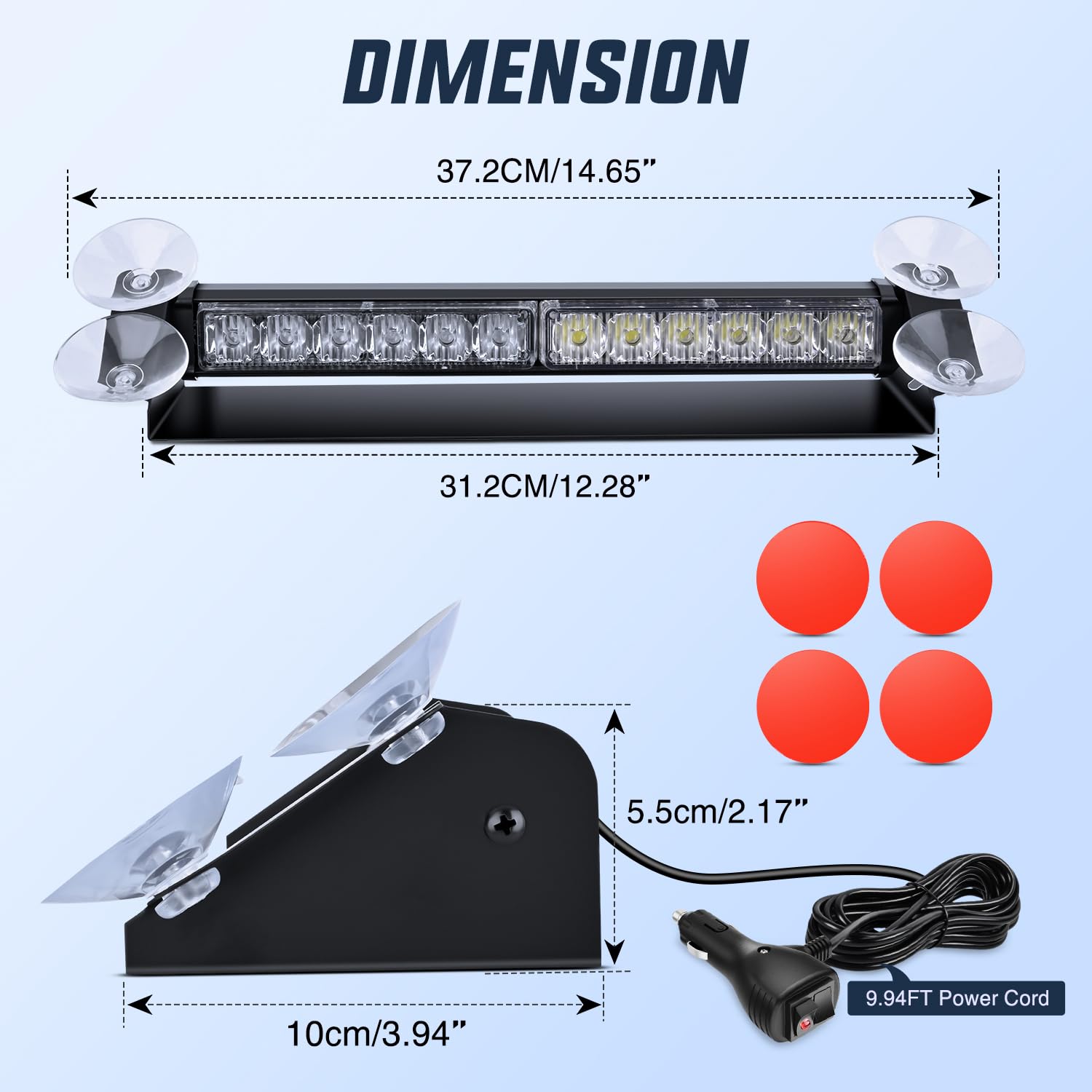 Nilight beside hands showing compact scale and portable benefit