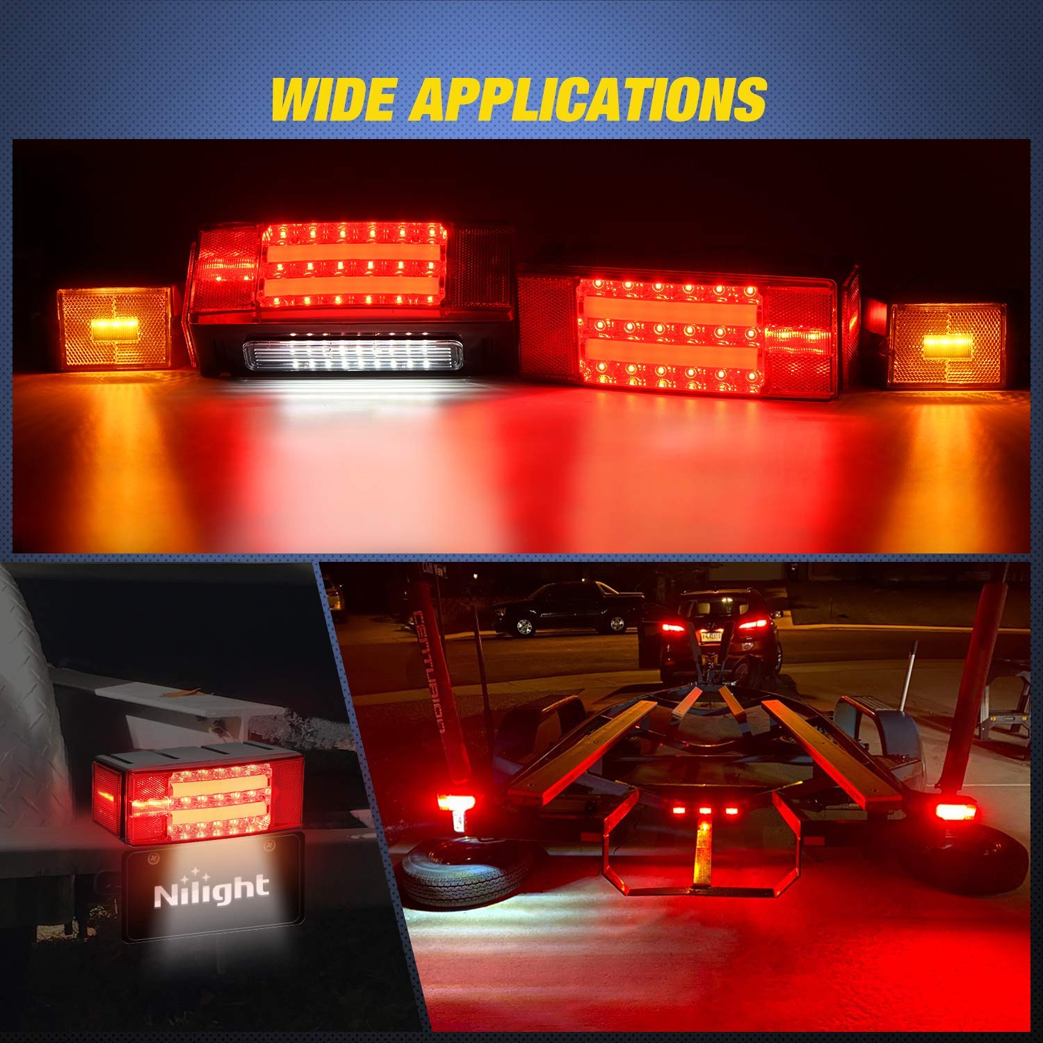 Nilight side-by-side with ruler showing compact dimensions for proper fitment