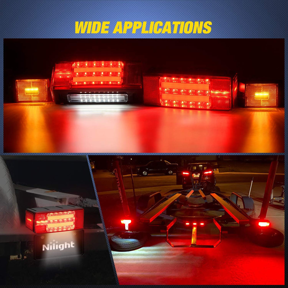 Nilight side-by-side with ruler showing compact dimensions for proper fitment