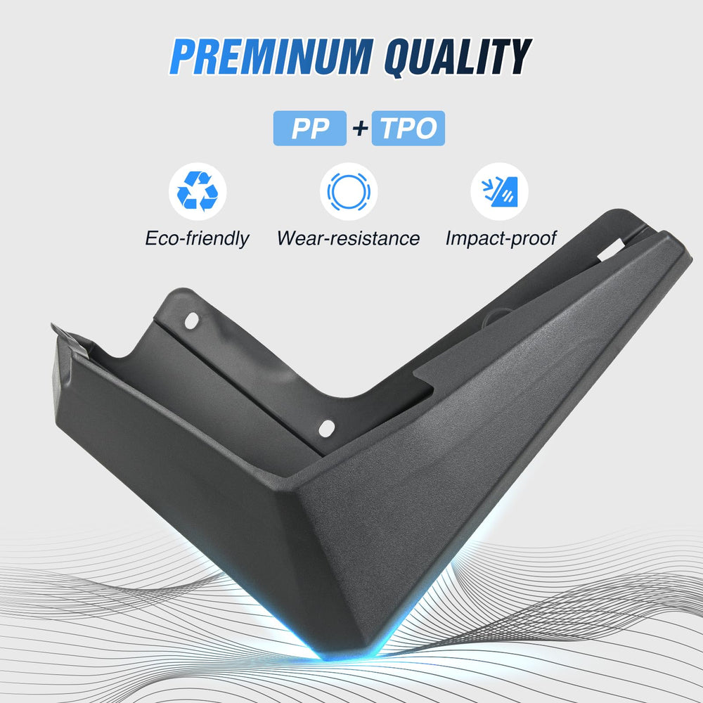 Nilight mud flap next to ruler showing accurate fit and size clarity