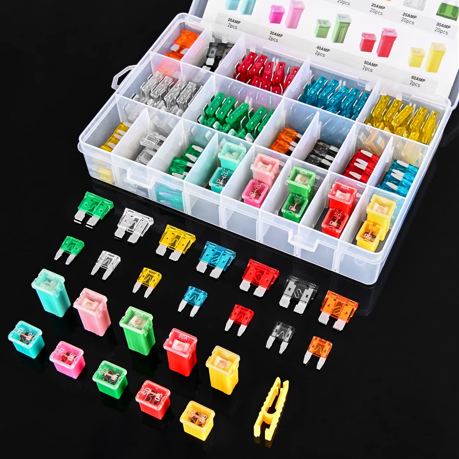 Nilight fuses beside a coin for scale to show compact assortment portability