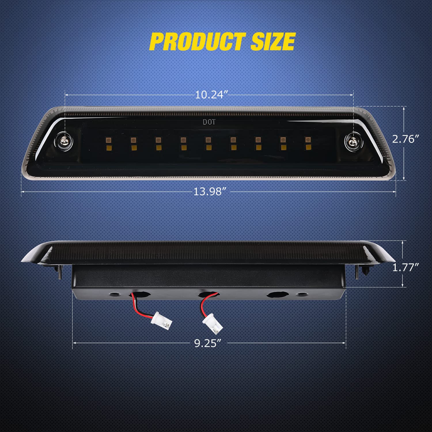 Nilight close-up smoked lens detail highlighting sleek finish and sun glare reduction