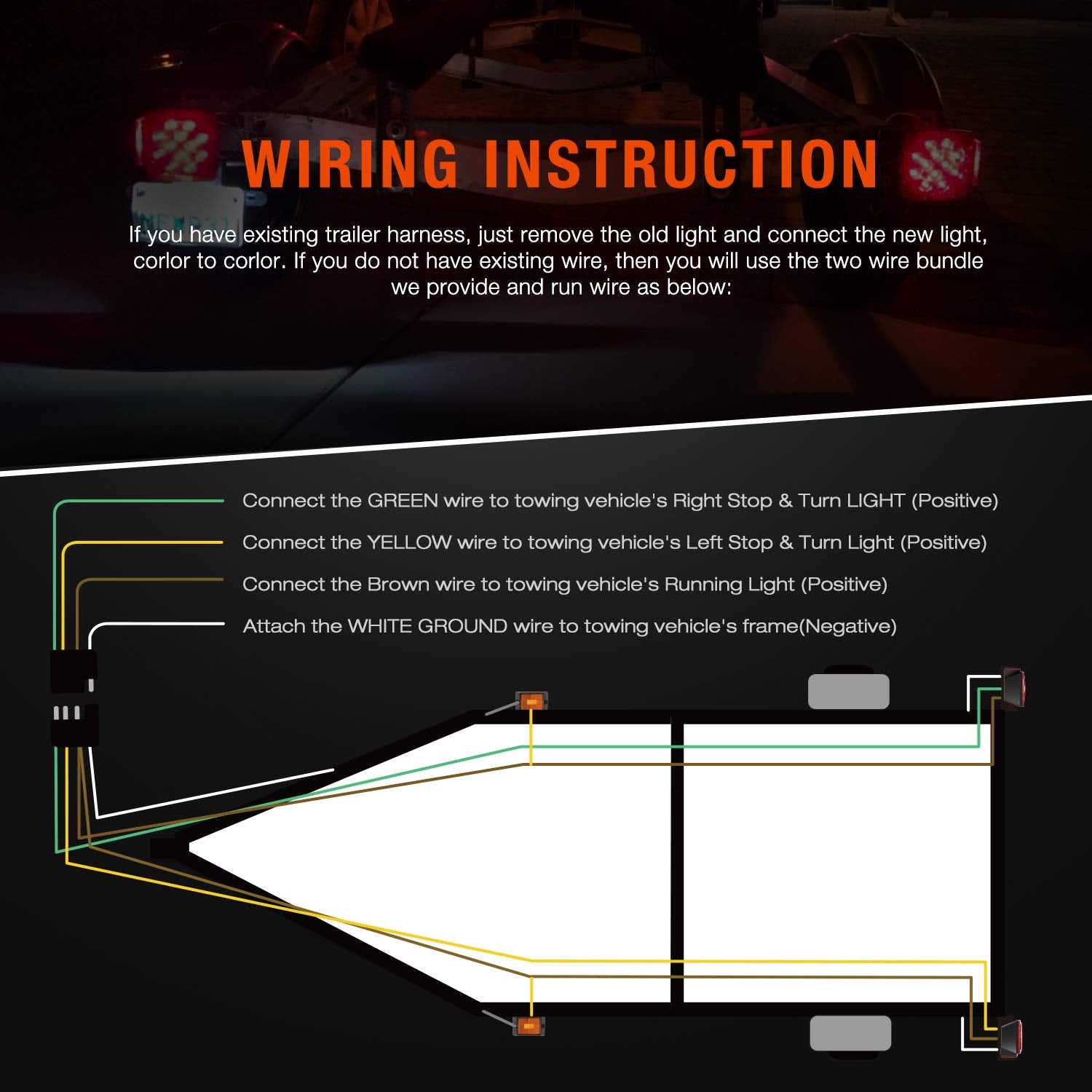 Nilight stainless mounting hardware kit displaying corrosion-resistant fasteners