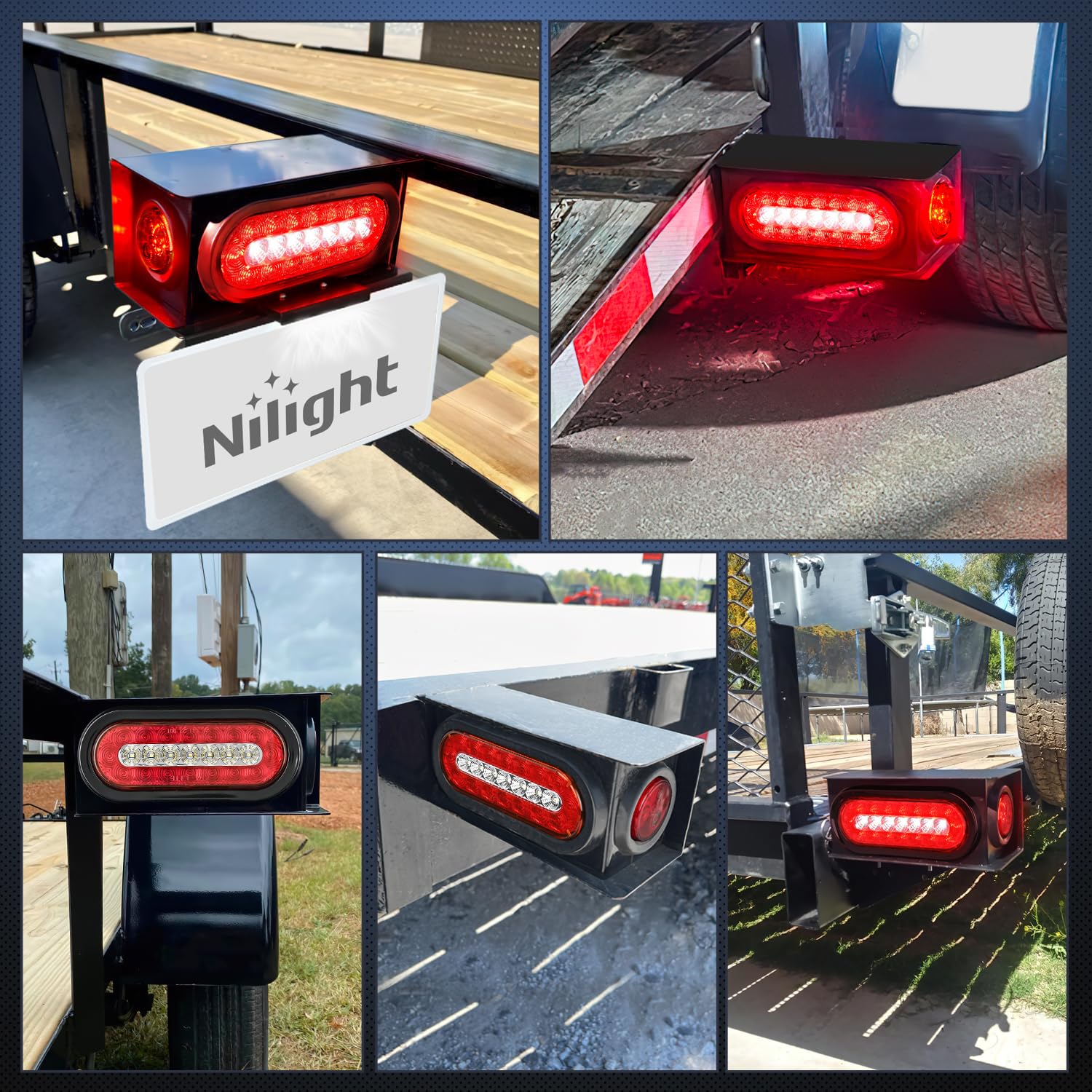 Nilight steel box texture close-up showing powder coat finish for corrosion resistance