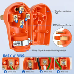 Nilight strain relief and bushing illustrating secure cable retention and reduced pullout