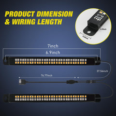 Nilight close-up of aluminum frame highlighting durable construction and weather resistance
