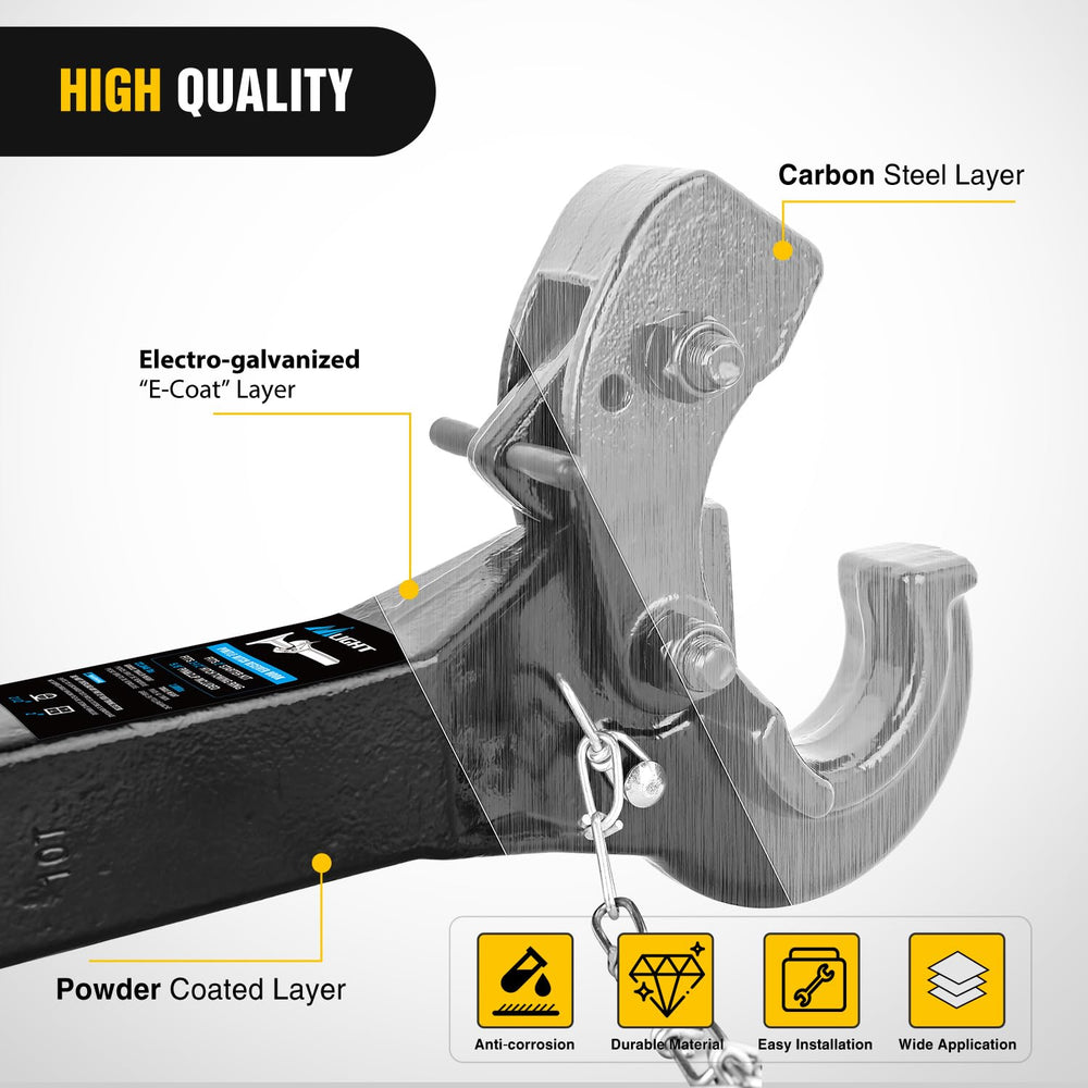 Nilight tethered pin and clip shown preventing loss and ensuring safer connections benefit