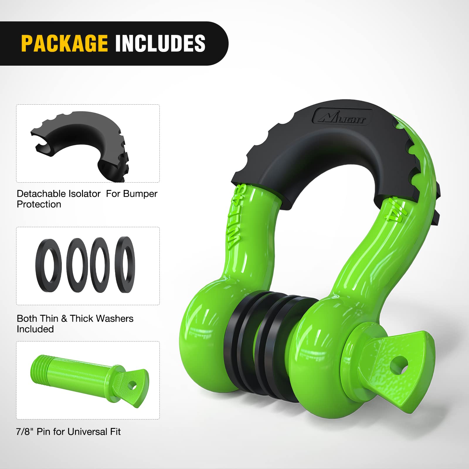 Nilight drop-forged steel texture detail, rugged construction for strength