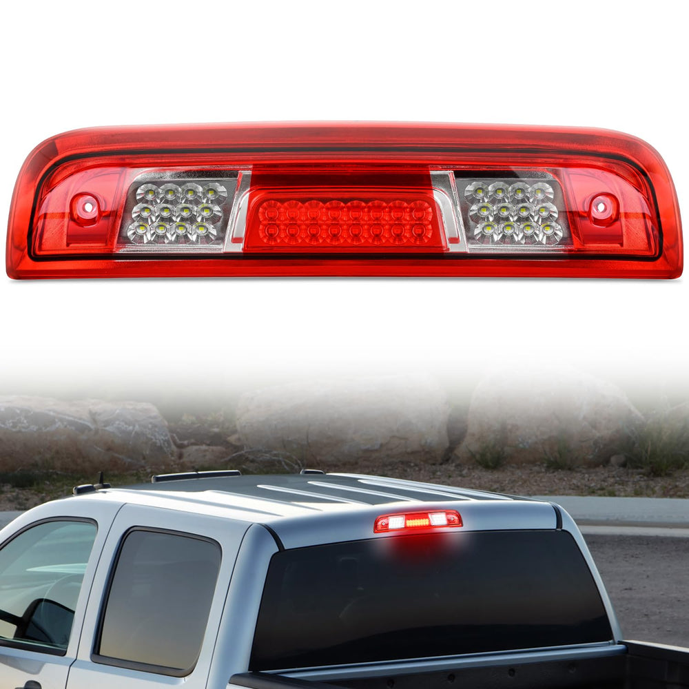 Nilight front assembly showing clear lens and bright LEDs for improved rear visibility