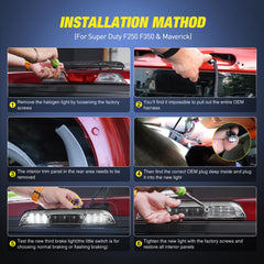 Nilight installed on an F-150 bed demonstrating improved rear and cargo lighting