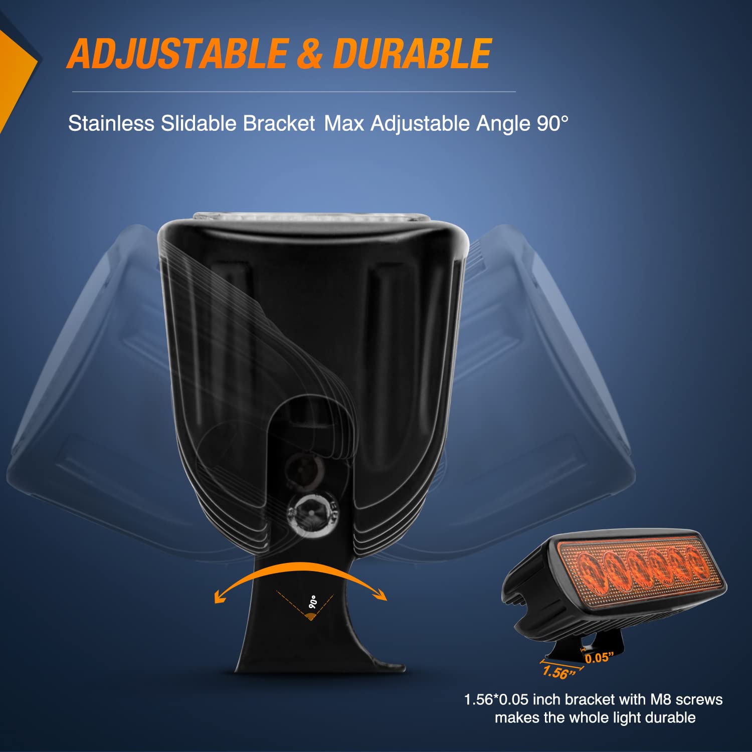 Nilight depicted splashing water demonstrating IP67 waterproof protection