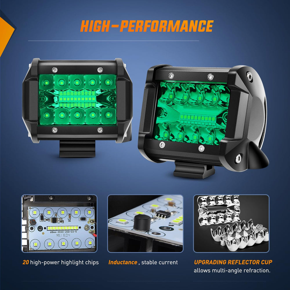 Nilight housing seam and waterproof glue showcasing IP67 weather protection