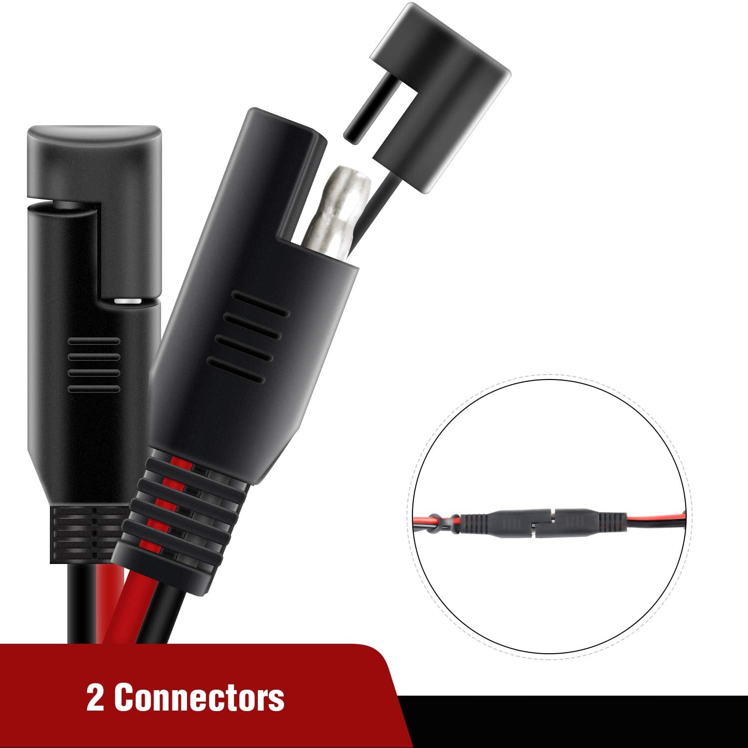 Nilight 16AWG wire gauge marking showing heavy-duty copper conductors benefit