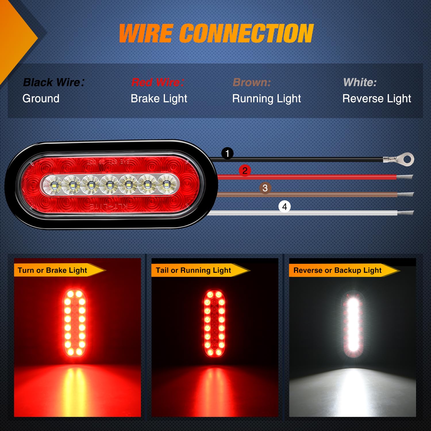 Nilight wiring harness with color-coded leads showing easy installation