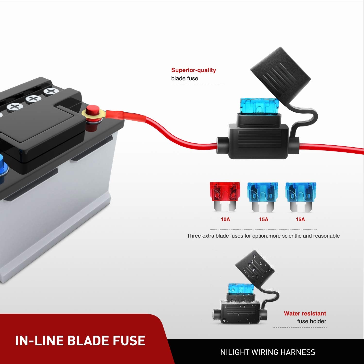 Nilight pods mounted on truck bumper illustrating universal fit and rugged attachment