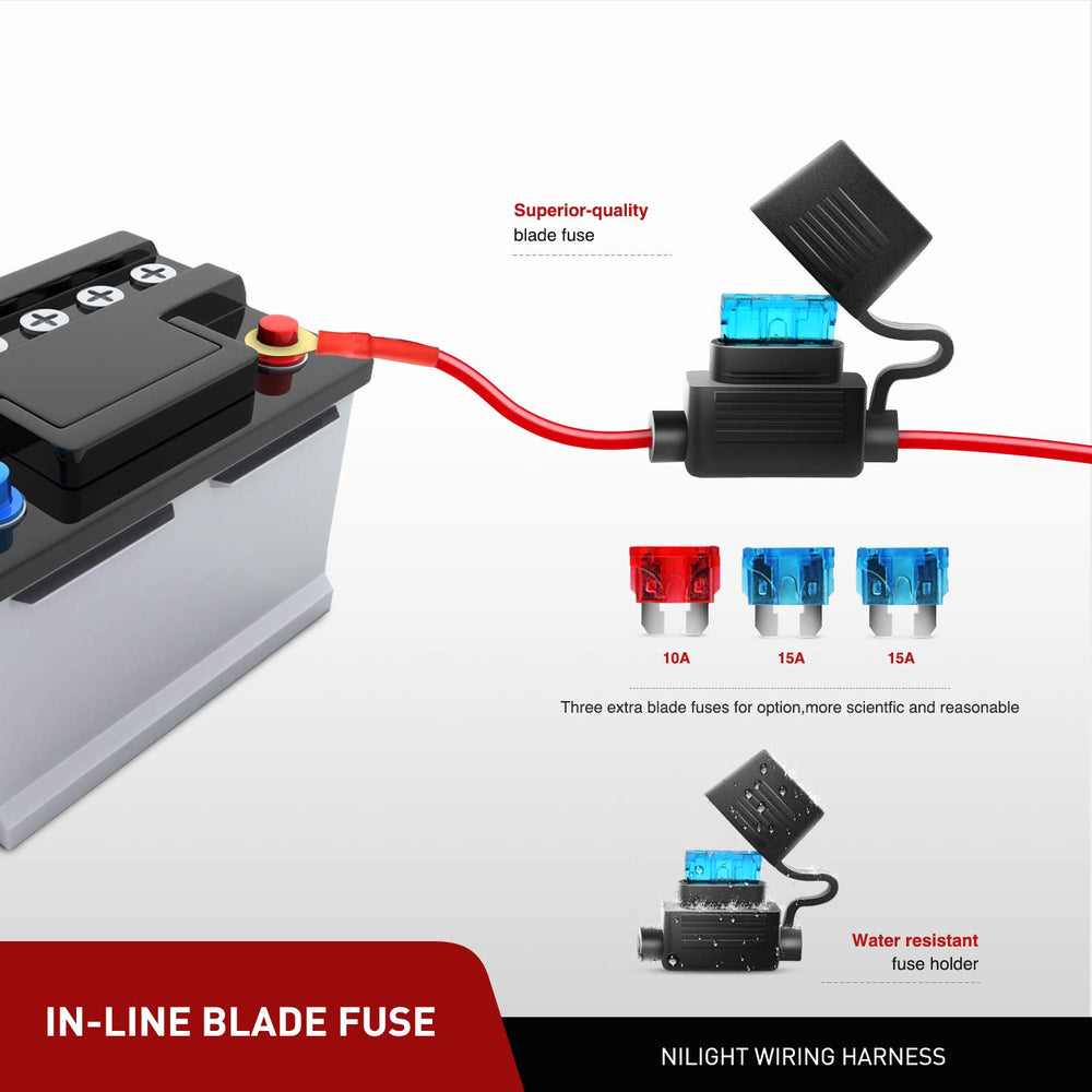 Nilight pods mounted on truck bumper illustrating universal fit and rugged attachment